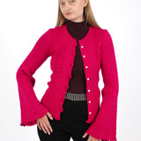 Lace Wool Cardigan