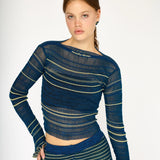Sheer Stripe Jumper