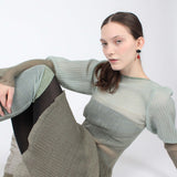 Sheer Gradient Dress