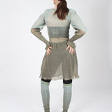 Sheer Gradient Dress