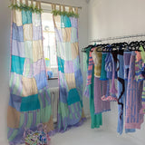 Transparent Patchwork Curtain