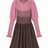 Sheer Gradient Dress
