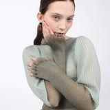 Sheer Gradient Dress