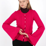 Lace Wool Cardigan