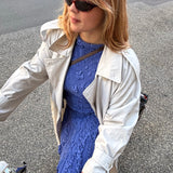 Relief Cloqué Dress