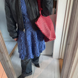 Relief Cloqué Dress