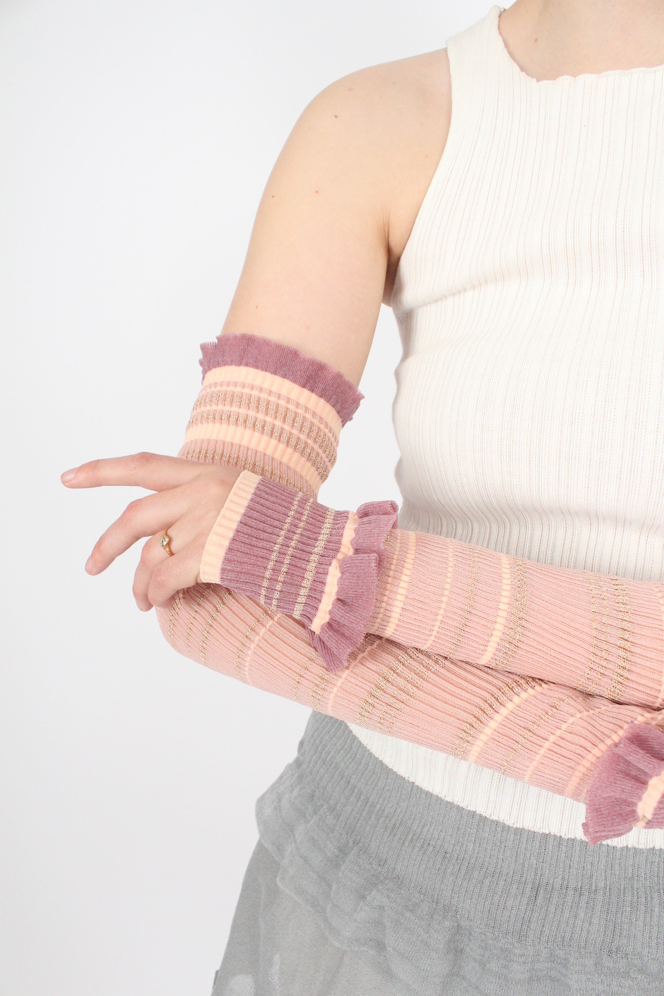 Stripe Arm Warmers – nadiawire
