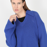 Mesh Polo Jumper