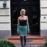 Striped Tube Skirt