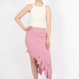 Ripple Slit Skirt