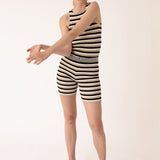 Striped Rib Shorts