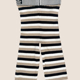 Striped Rib Shorts
