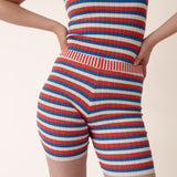 Striped Rib Shorts