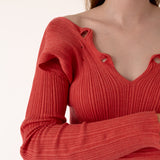 Scallop Rib Dress