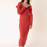 Scallop Rib Dress