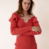 Scallop Rib Dress