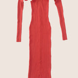 Scallop Rib Dress