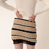 Striped Mini Skirt