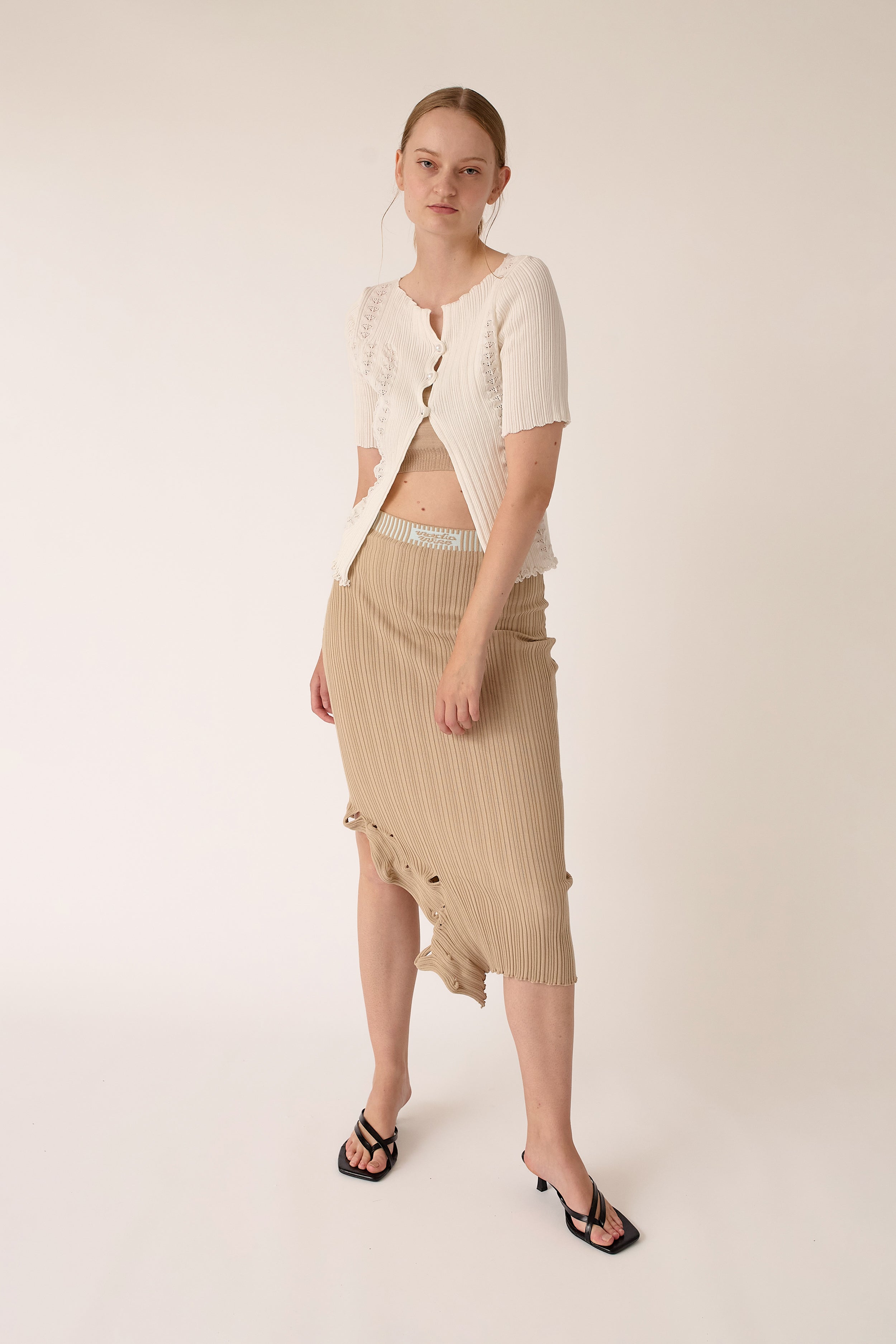 【CLANE】shaggy pencil skirt シャギーペンシルスカート CLANE】shaggy pencil skirt シャギーペンシルスカート SLY