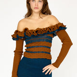Ruffle Scallop Top