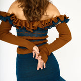 Ruffle Scallop Top