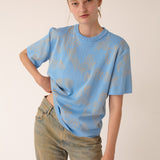 Jacquard Wave T-shirt