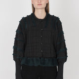 Fringe Puff Cardigan