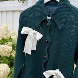 Mesh Marble Cardigan
