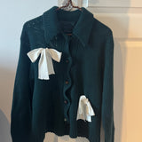 Mesh Marble Cardigan