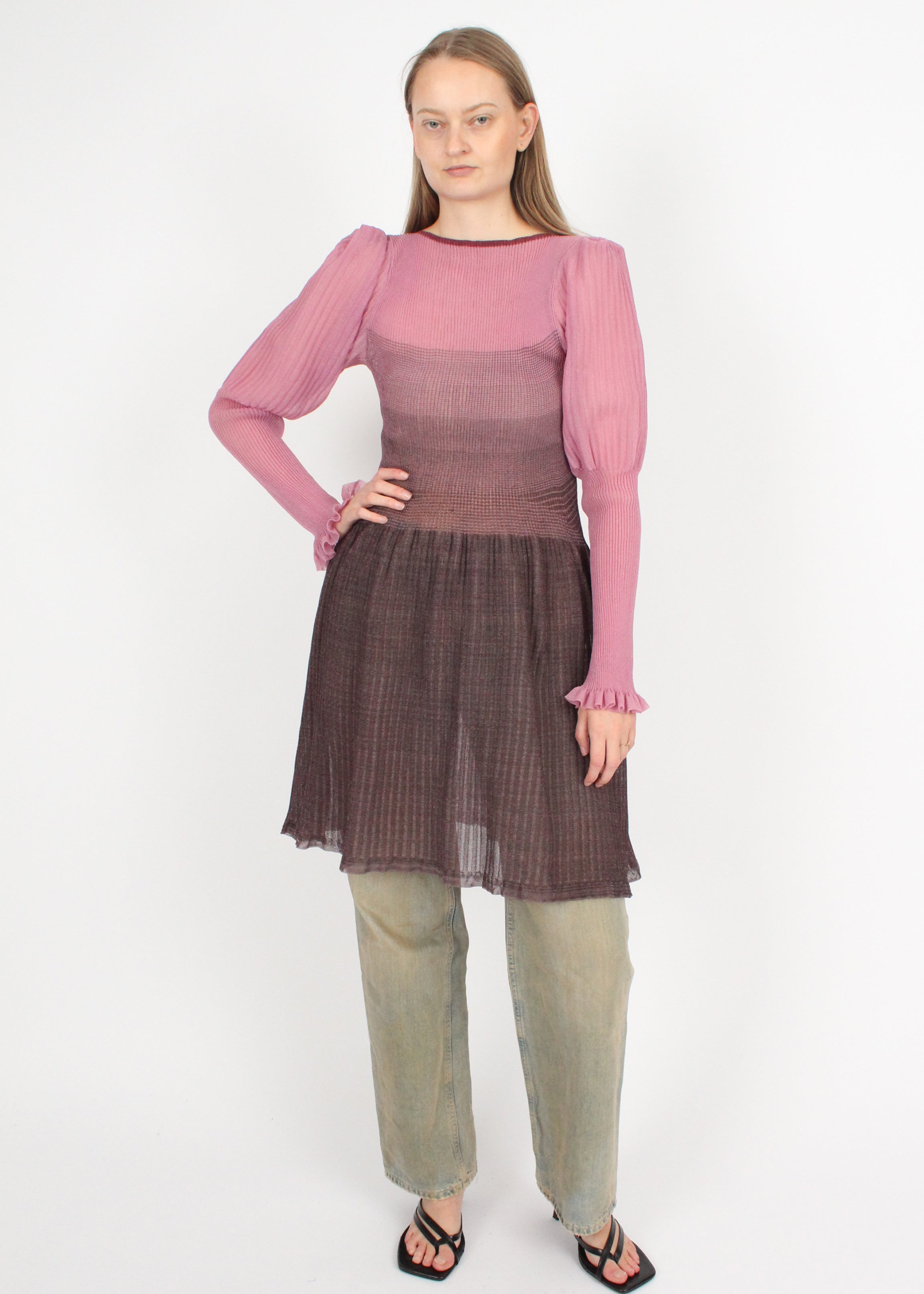 Sheer Gradient Dress nadiawire Sheer Gradient Dress nadiawire