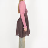 Sheer Gradient Dress