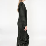 Sculpted Pleat Dress