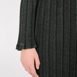 Sculpted Pleat Dress