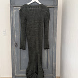 Sculpted Pleat Dress