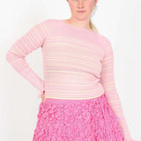 Sheer Stripe Jumper