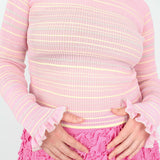 Sheer Stripe Jumper