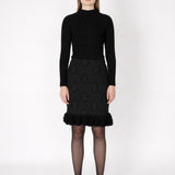 Hexagon Peplum Skirt
