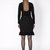 Hexagon Peplum Skirt