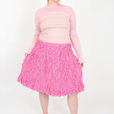 Relief Cloqué Skirt