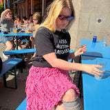 Relief Cloqué Skirt