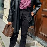 Frill Rib Trouser