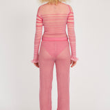 Sheer Stripe Trouser