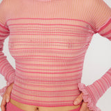 Sheer Stripe Jumper