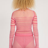 Sheer Stripe Jumper