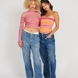 Sheer Stripe Jumper