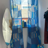 Transparent Patchwork Curtain