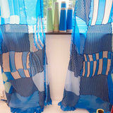 Transparent Patchwork Curtain