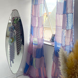 Transparent Patchwork Curtain