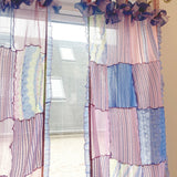 Transparent Patchwork Curtain