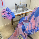 Transparent Patchwork Curtain